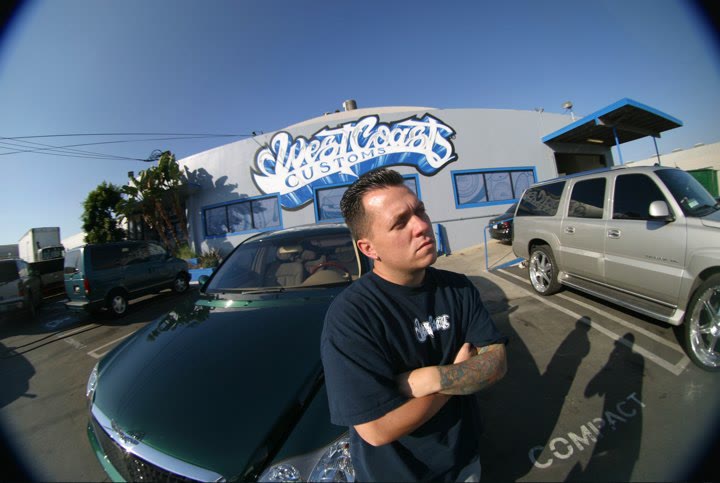 Ryan outside the shop — West Coast Customs archive